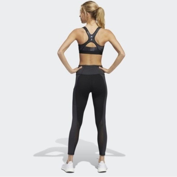 Adidas x Peloton Digi Motion HEAT.RDY Believe This Bra Graphic Print XS NEW - Picture 14 of 16